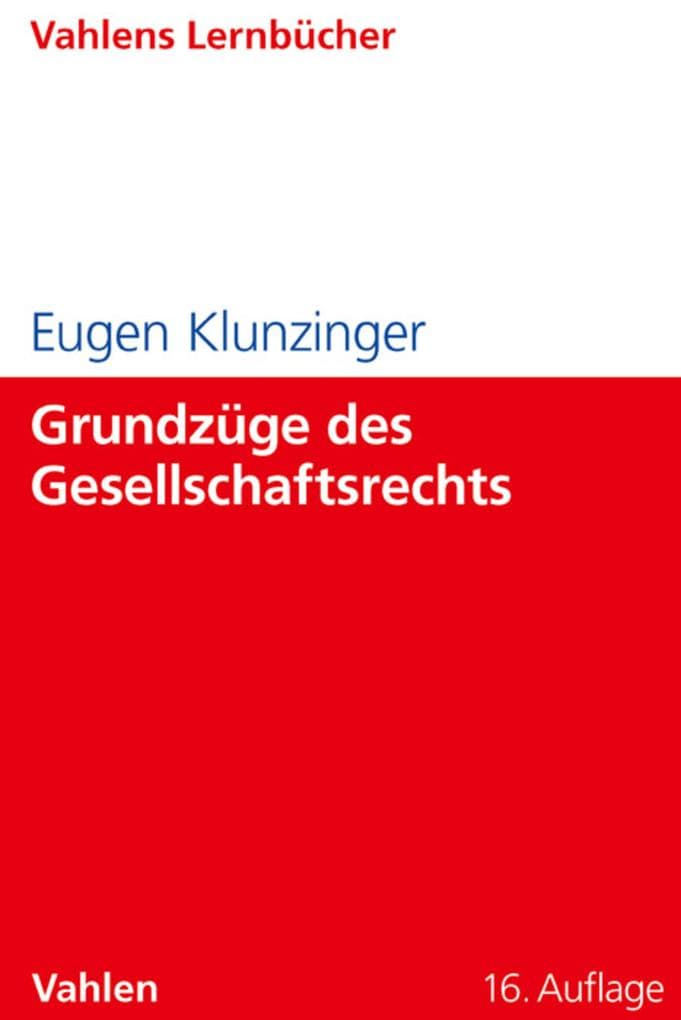 Grundzüge des Gesellschaftsrechts