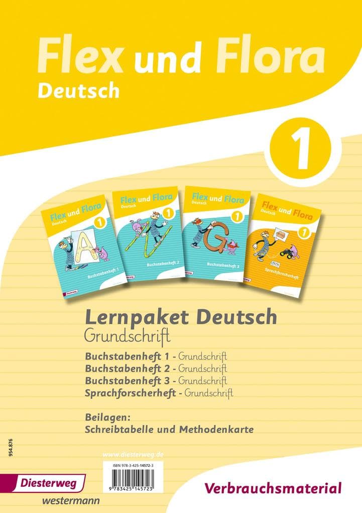 Flex und Flora 1. Paket Deutsch. Grundschrift