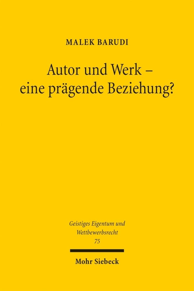 Autor und Werk - eine prägende Beziehung?