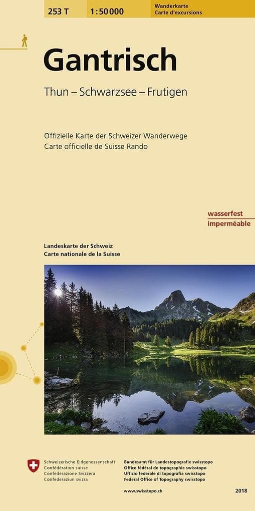 253T Gantrisch Wanderkarte