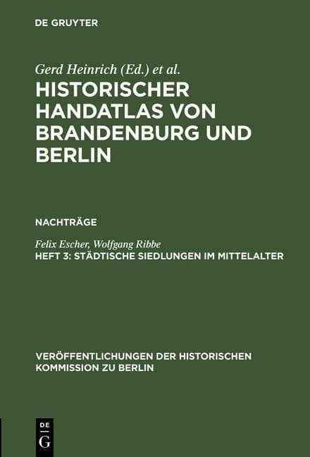 Städtische Siedlungen im Mittelalter