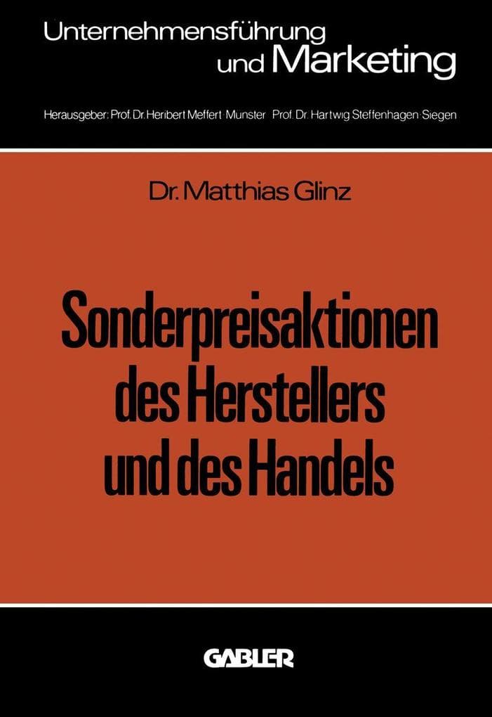 Sonderpreisaktionen des Herstellers und des Handels
