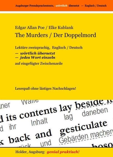 The Murders / Der Doppelmord -- Lektüre zweisprachig, Englisch / Deutsch,