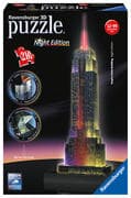 Empire State Building bei Nacht. 3D Puzzle 216 Teile