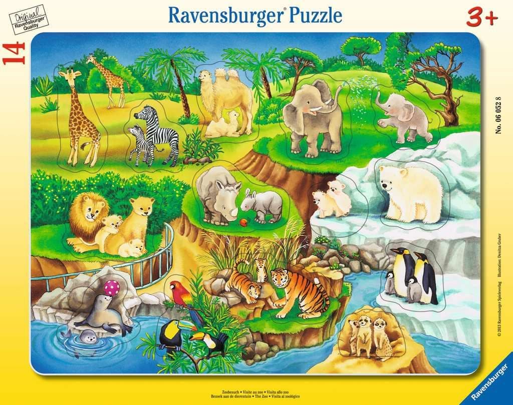 Ravensburger - Zoobesuch, 14 Teile