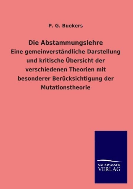 Die Abstammungslehre
