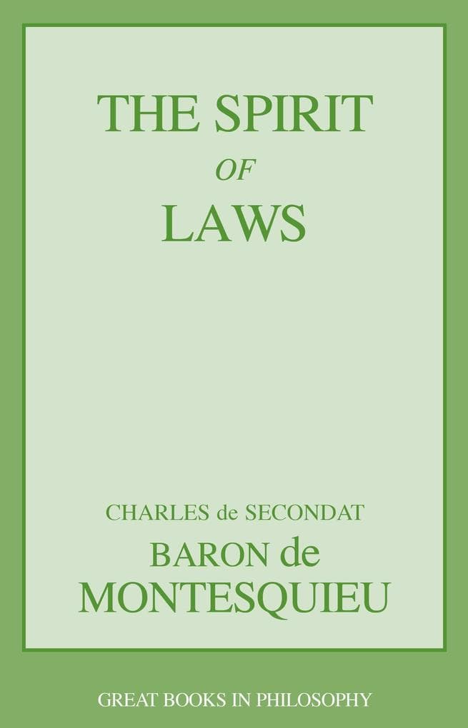 The Spirit of Laws