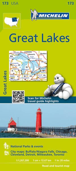 Michelin Great Lakes Map