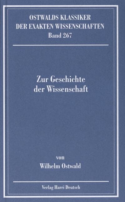 Zur Geschichte der Wissenschaft (Ostwald)