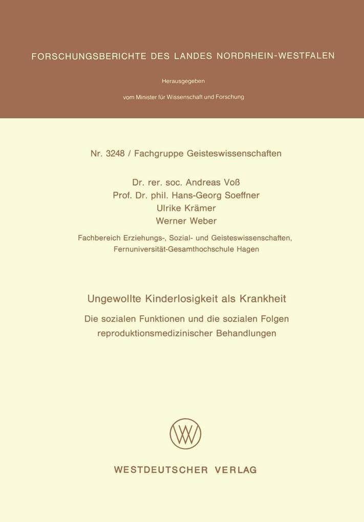 Ungewollte Kinderlosigkeit als Krankheit