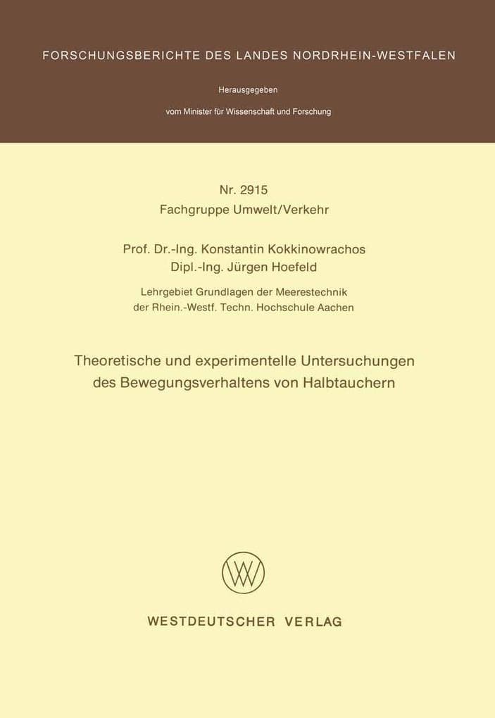 Theoretische und experimentelle Untersuchungen des Bewegungsverhaltens von Halbtauchern
