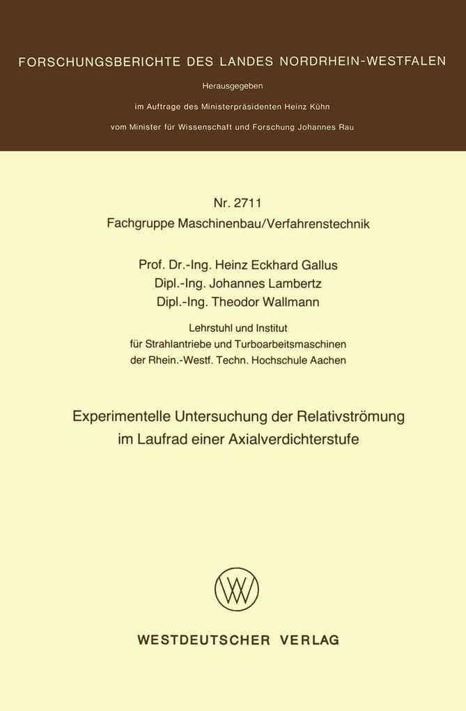 Experimentelle Untersuchung der Relativströmung im Laufrad einer Axialverdichterstufe