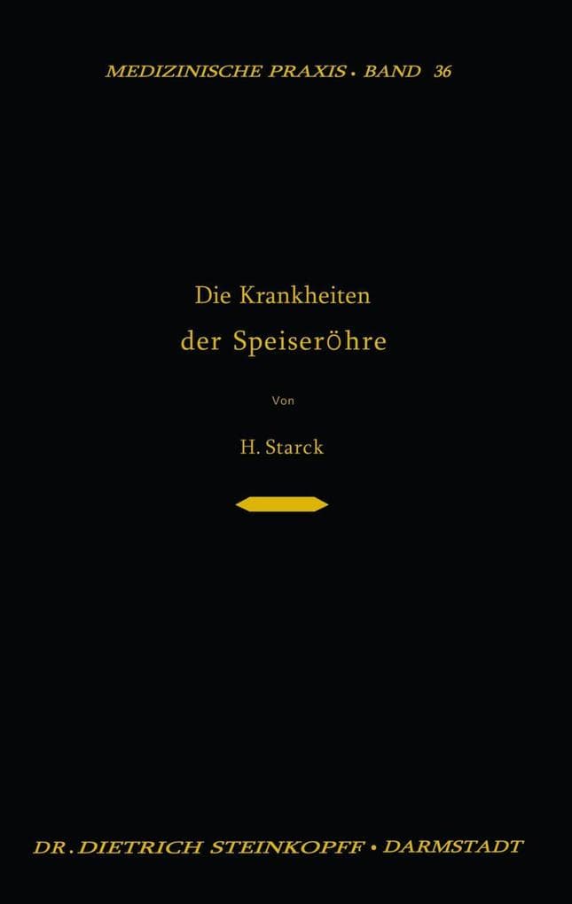 Die Krankheiten der Speiseröhre