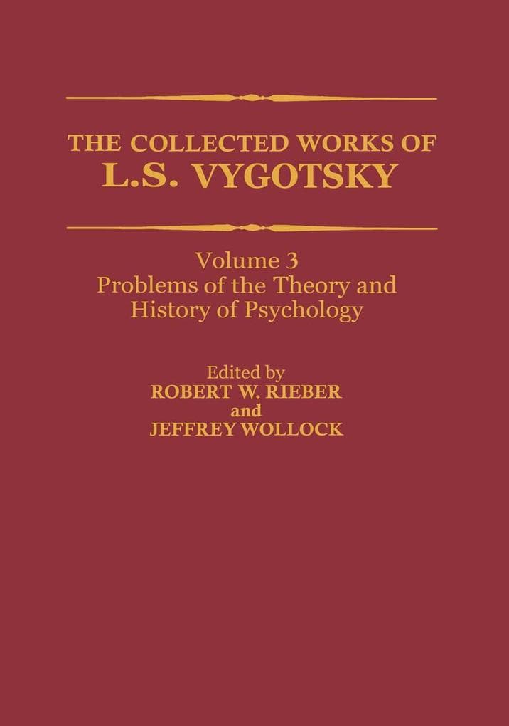 The Collected Works of L. S. Vygotsky