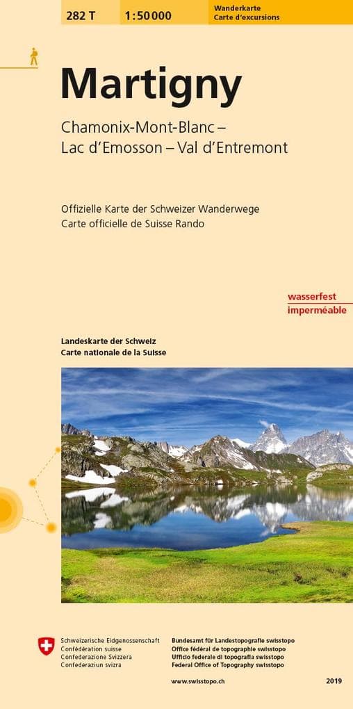 Swisstopo 1 : 50 000 Martigny