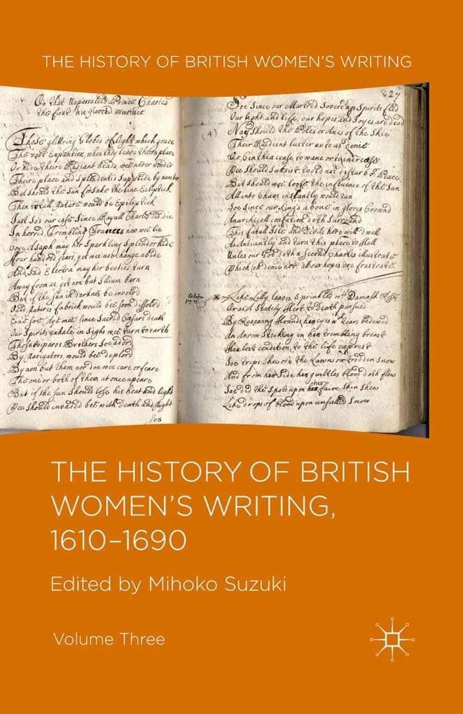 The History of British Women's Writing, 1610-1690