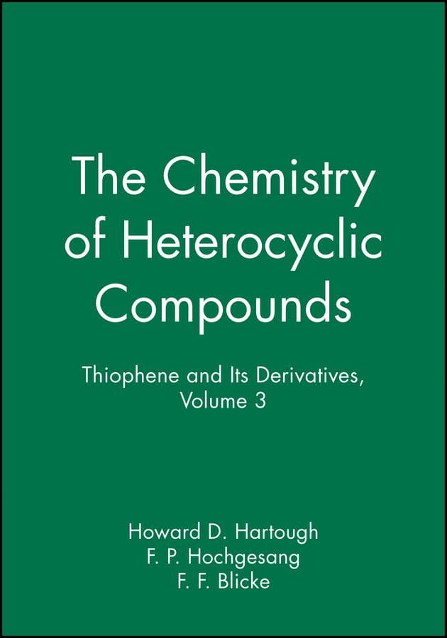 Thiophene and Its Derivatives, Volume 3
