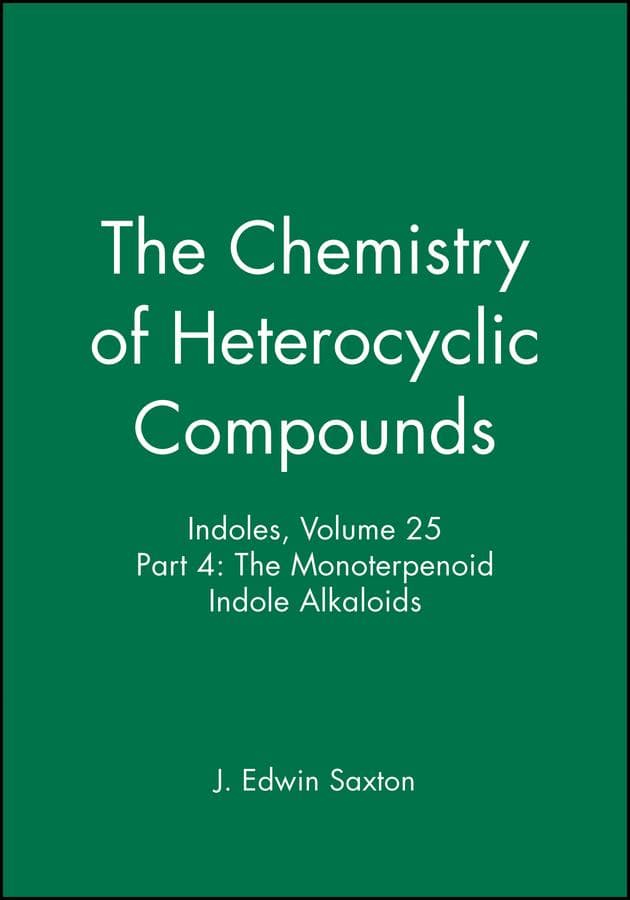 Indoles, Volume 25, Part 4