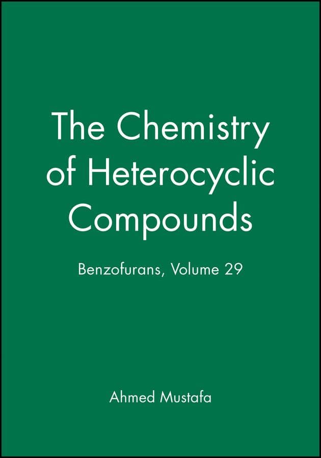 Benzofurans, Volume 29