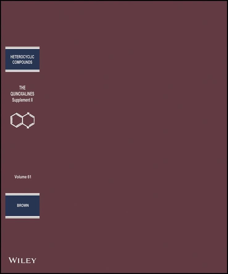Quinoxalines, Volume 61, Spplement 2