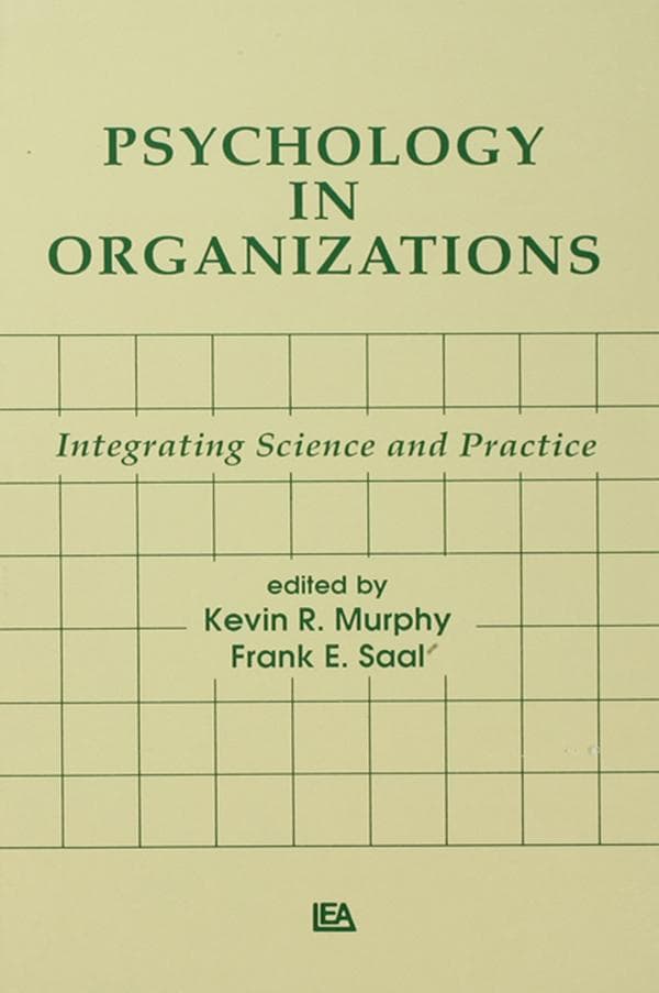 Psychology in Organizations