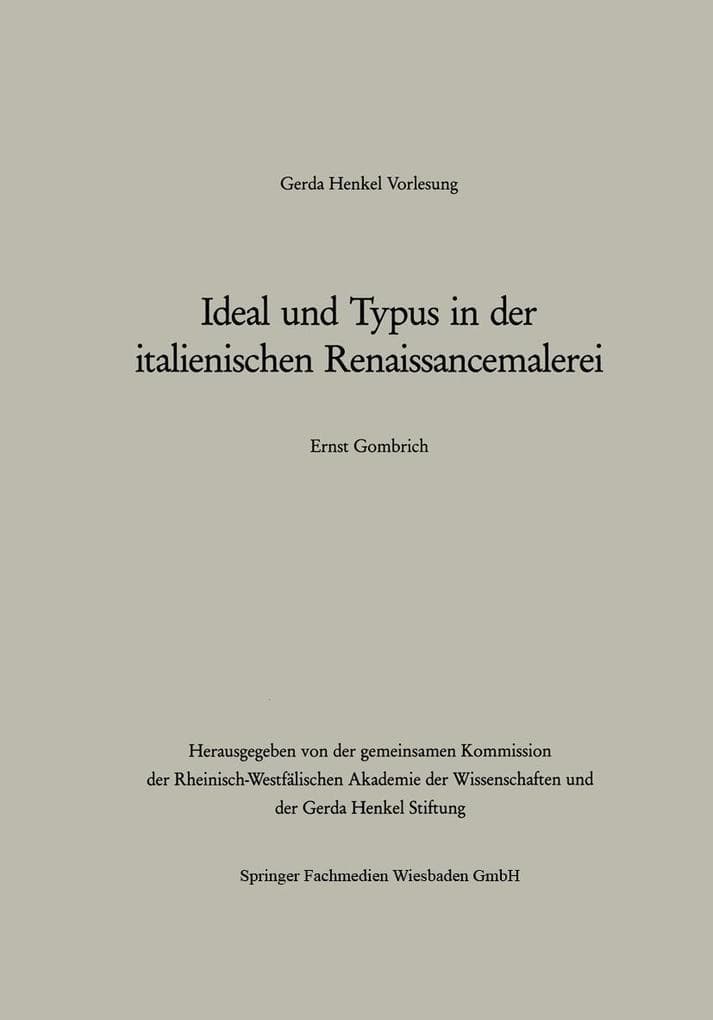 Ideal und Typus in der italienischen Renaissancemalerei