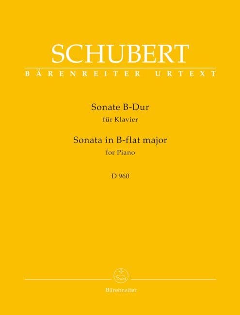 Sonate in B D 960, für Klavier