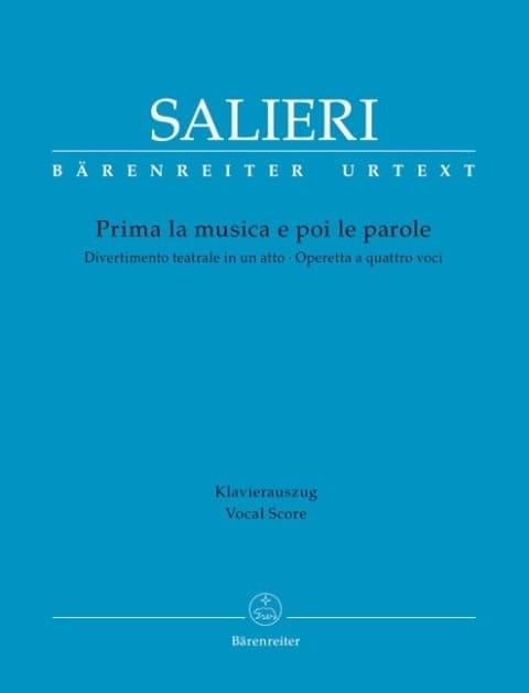 Prima la musica e poi le parole, Klavierauszug