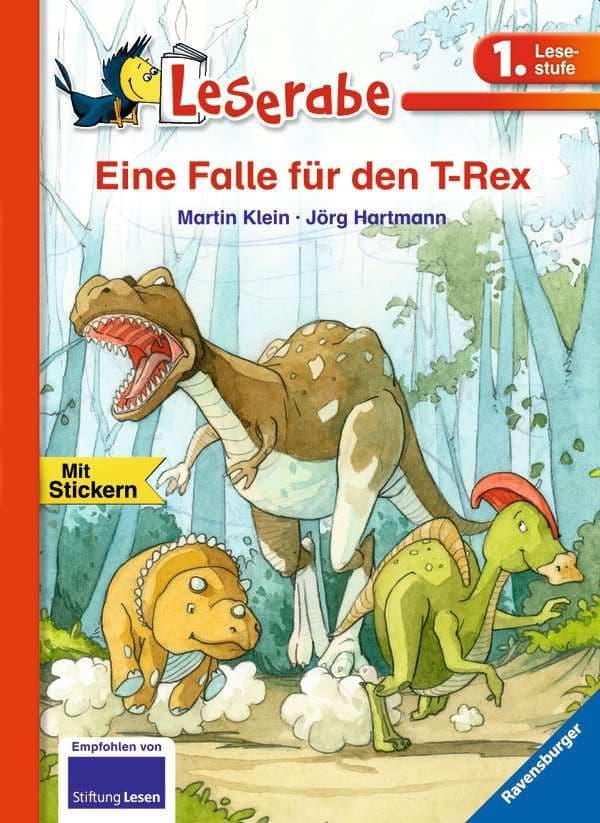 Leserabe 1. Lesestufe - Eine Falle für den T-Rex