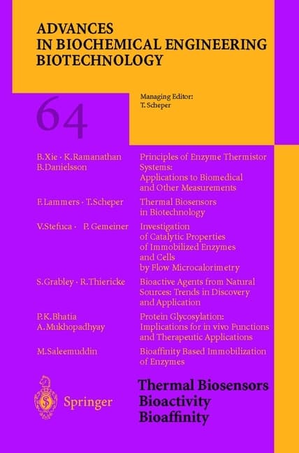 Thermal Biosensors Bioactivity Bioaffinity