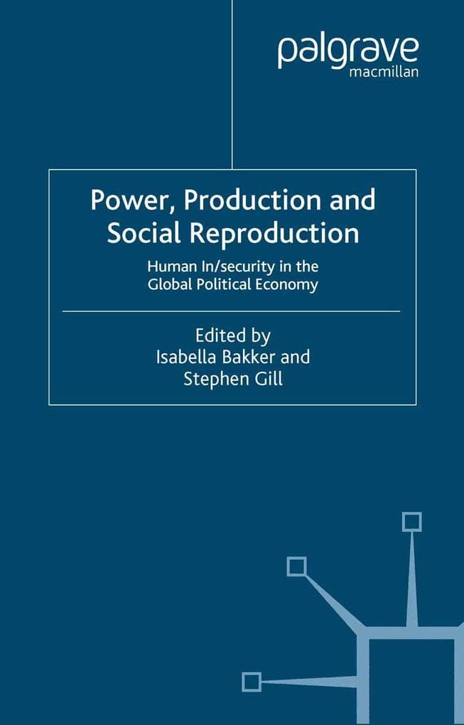 Power, Production and Social Reproduction