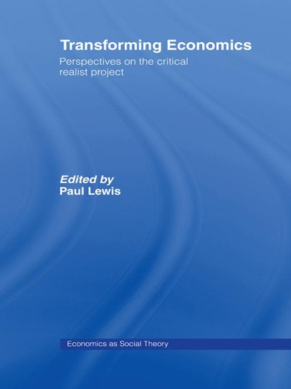 Transforming Economics