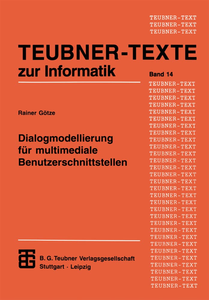 Dialogmodellierung für multimediale Benutzerschnittstellen