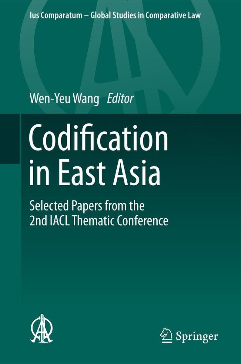 Codification in East Asia