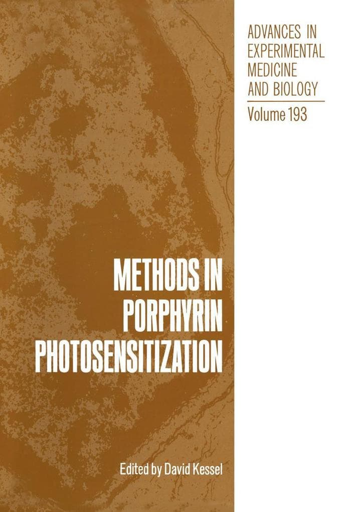Methods in Porphyrin Photosensitization