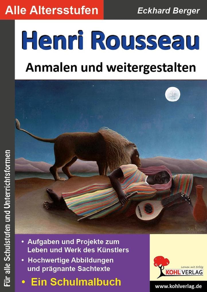 Henri Rousseau anmalen und weitergestalten
