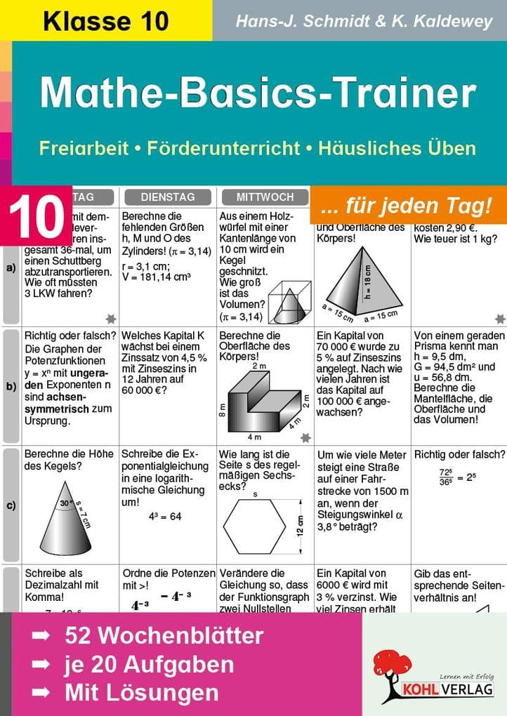 Mathe-Basics-Trainer 10. Schuljahr