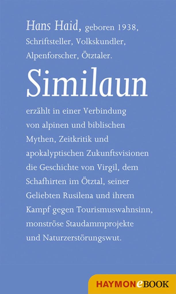 Similaun: Roman
