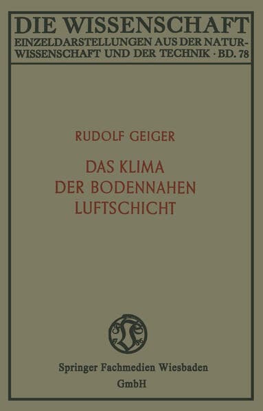 Das Klima der bodennahen Luftschicht
