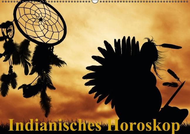 Indianisches Horoskop / Geburtstagskalender (Wandkalender immerwährend DIN A2 quer)