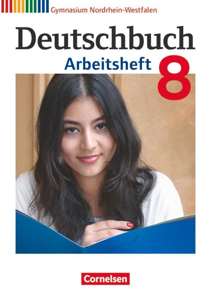Deutschbuch Gymnasium 8. Schuljahr. Arbeitsheft mit Lösungen. Nordrhein-Westfalen
