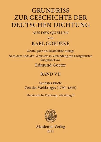 Siebentes Buch: Zeit des Weltkrieges (1790-1815)