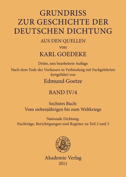 Sechstes Buch: Vom siebenjährigen bis zum Weltkriege