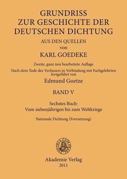 Sechstes Buch: Vom siebenjährigen bis zum Weltkriege