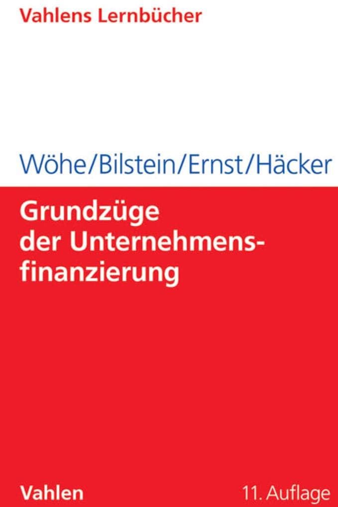 Grundzüge der Unternehmensfinanzierung