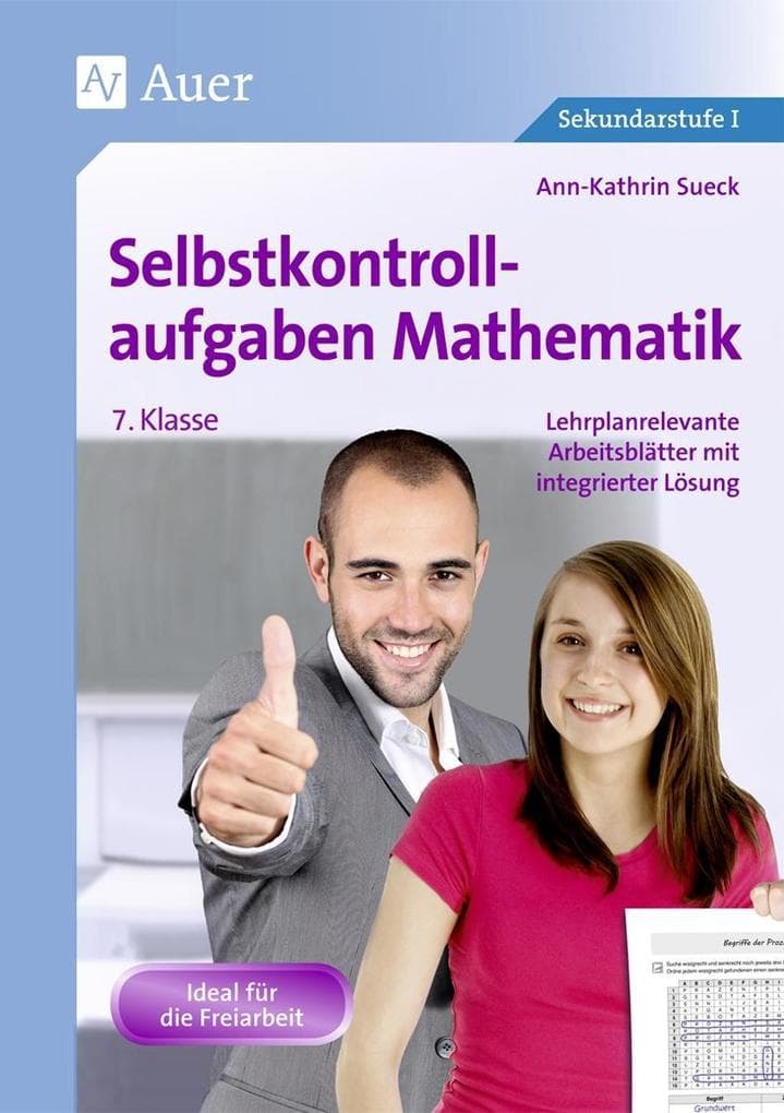 Selbstkontrollaufgaben Mathematik, 7. Klasse