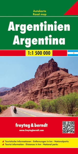 Argentinien Autokarte 1 : 1 500 000