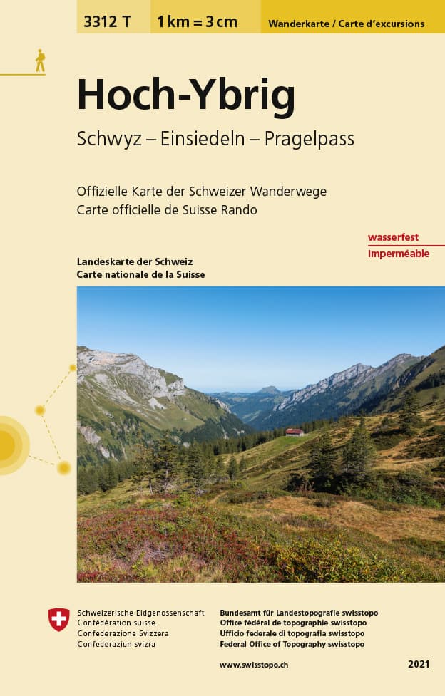Swisstopo 1 : 33 333 Hoch-Ybrig