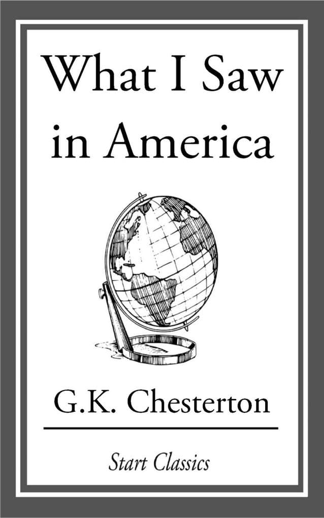 What I Saw in America