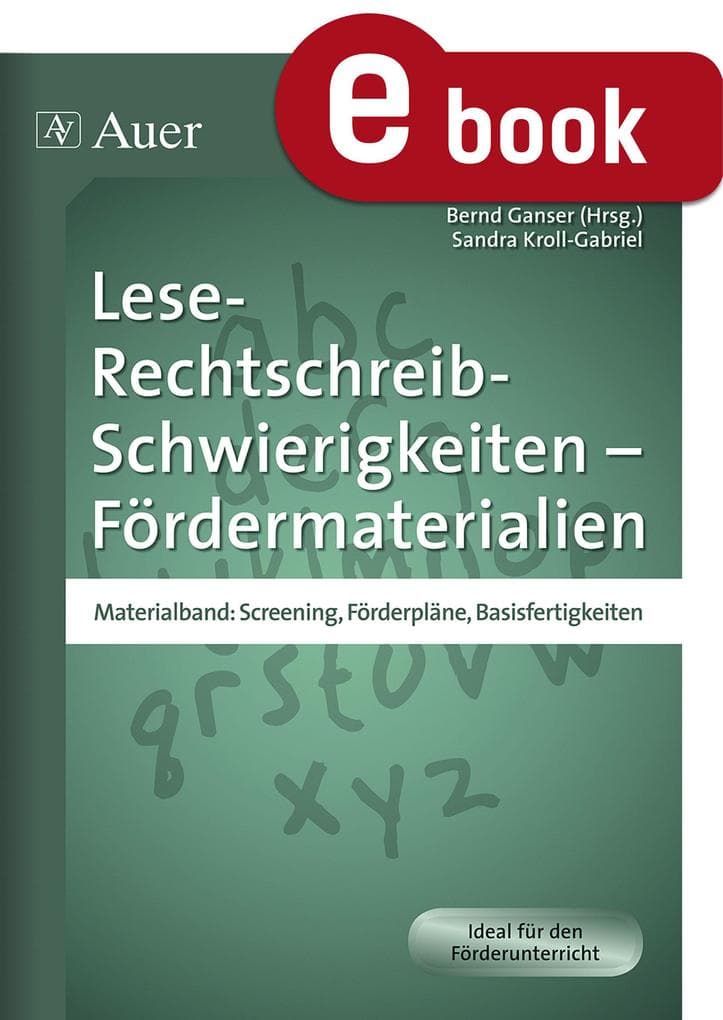 Lese-Rechtschreib-Schwierigkeiten Fördermaterial 1
